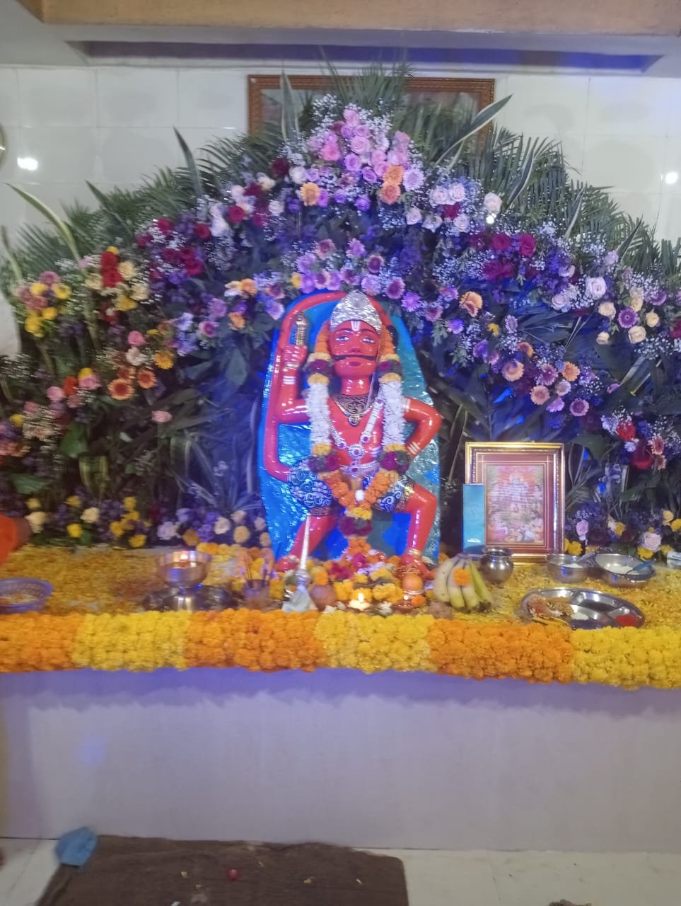 श्री हनुमान मंदिर सजावट